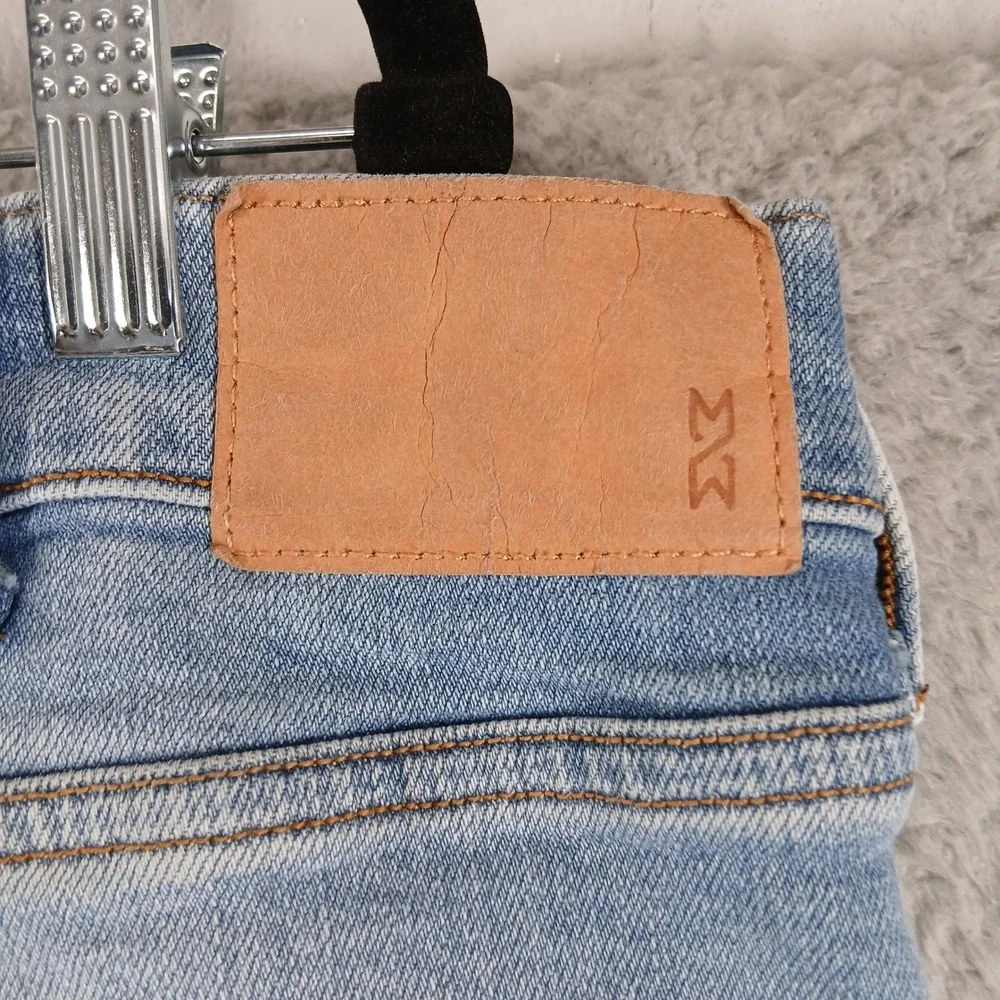 Mutual Weave The Athletic Jeans‎ Light Wash Stretch Tapered Denim 38x36